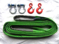 flat belt tow rope kit